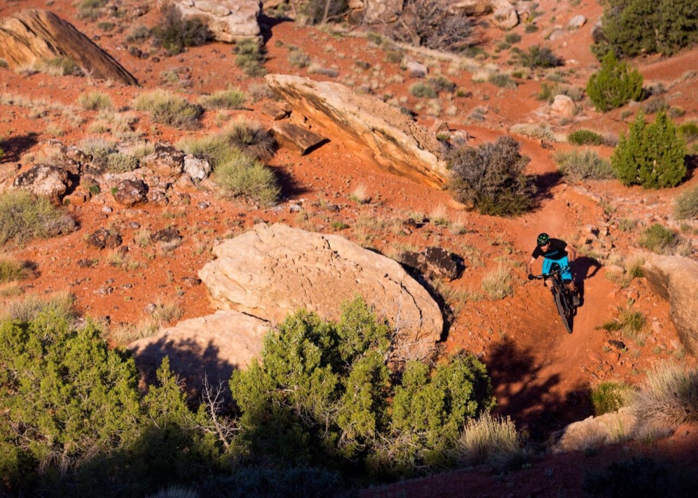 Moab cycling landscape